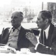 J.V. Foix i Josep Carbonell a Sitges. 1971.